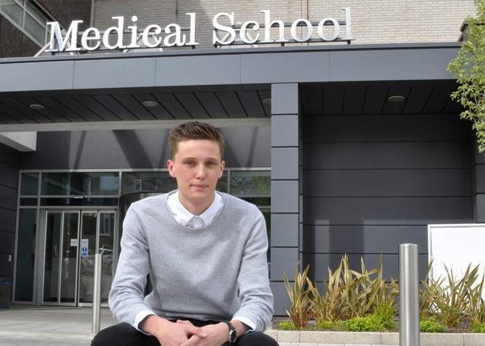 Tom Humphries entered medicine through the SOAMS scheme run by the University of Sheffield